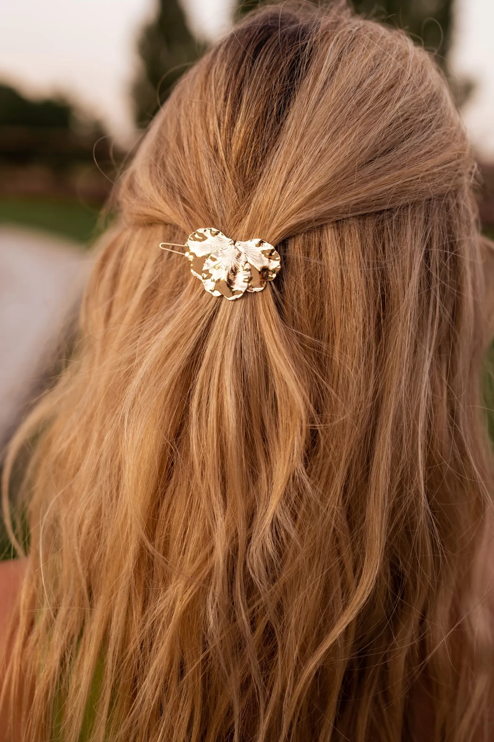 Easy Clothes Accessoires Cheveux-Barrette Lemis Dorée -