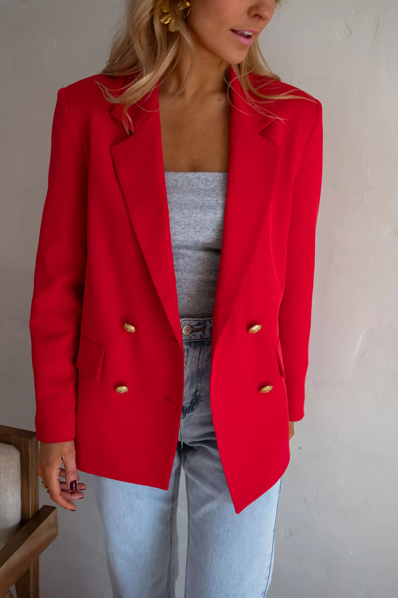 Femme Easy Clothes Blazers-Blazer Maon -