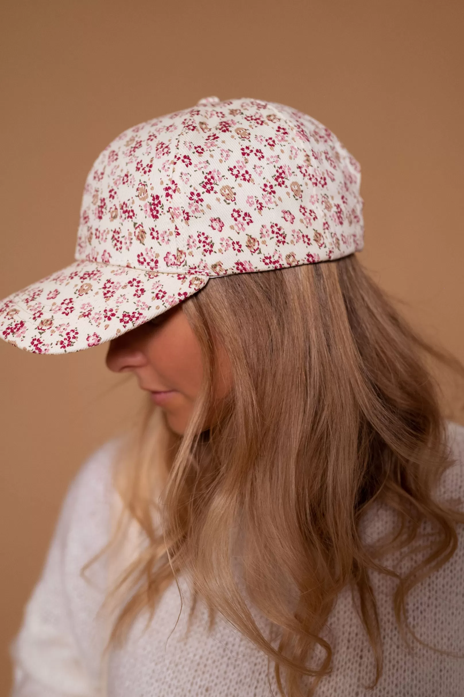 Easy Clothes Accessoires Cheveux-Casquettes Écrue à Fleurs | Fanou | Accessoires