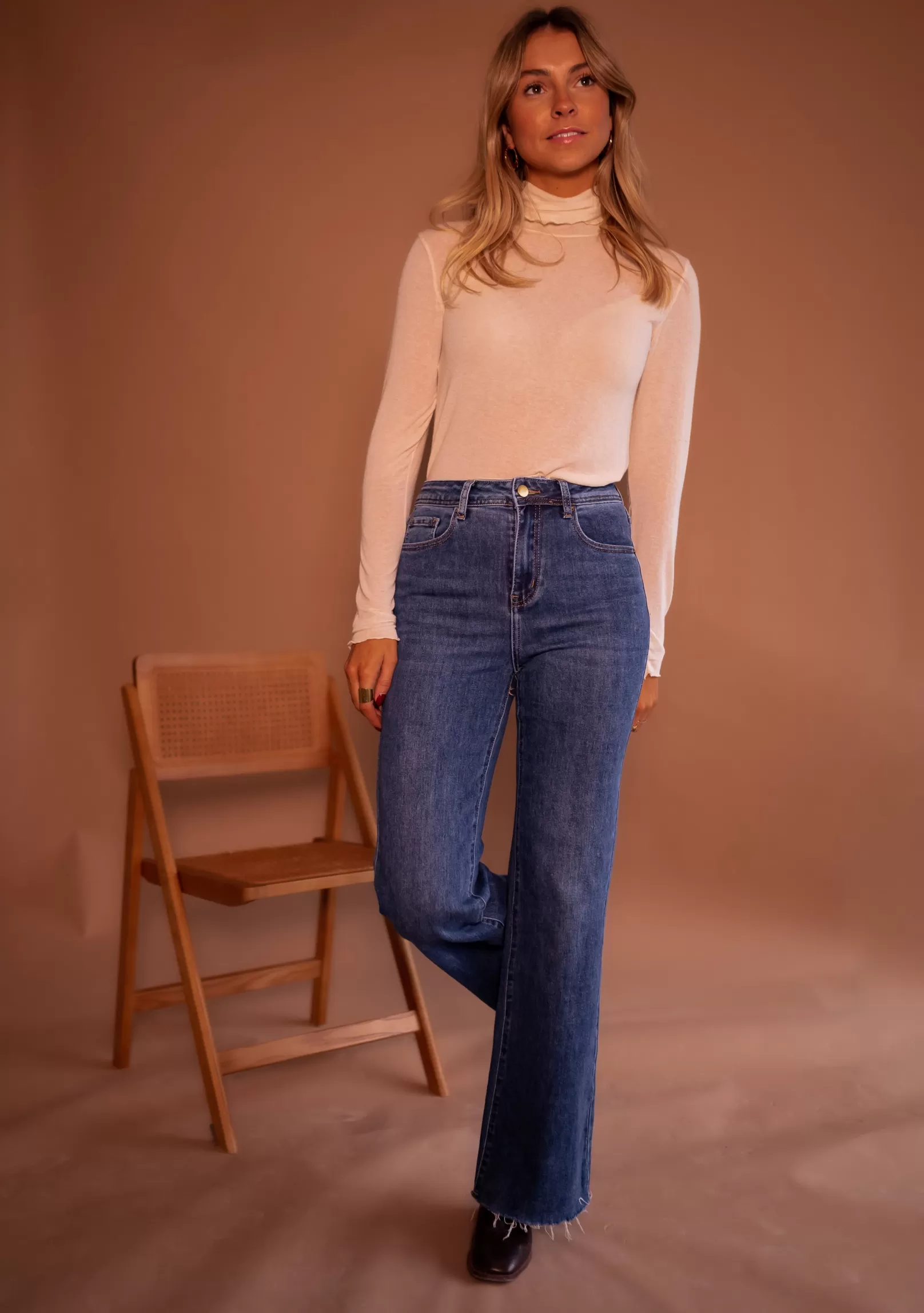 Femme Easy Clothes Jeans-Jeans Warry Bleu -