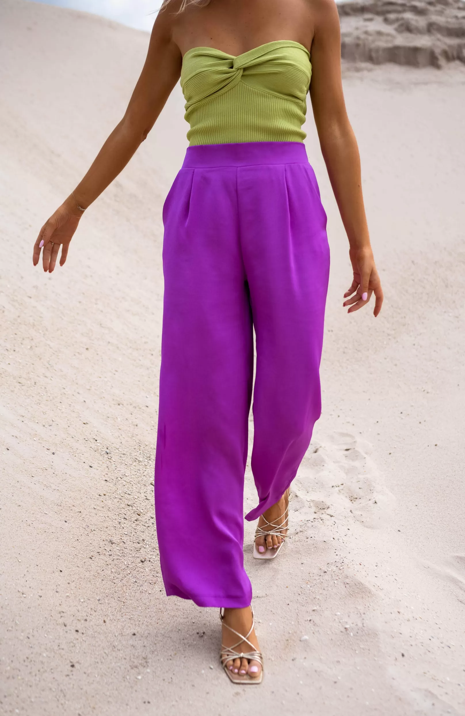 Femme Easy Clothes Pantalons-Pantalon Thaly Violet -