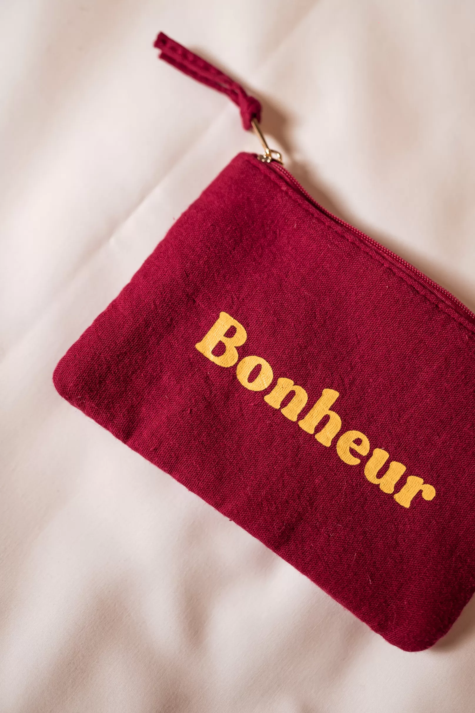 Easy Clothes Sacs & Pochettes-Pochette Bonheur - Bordeaux - Accessoires