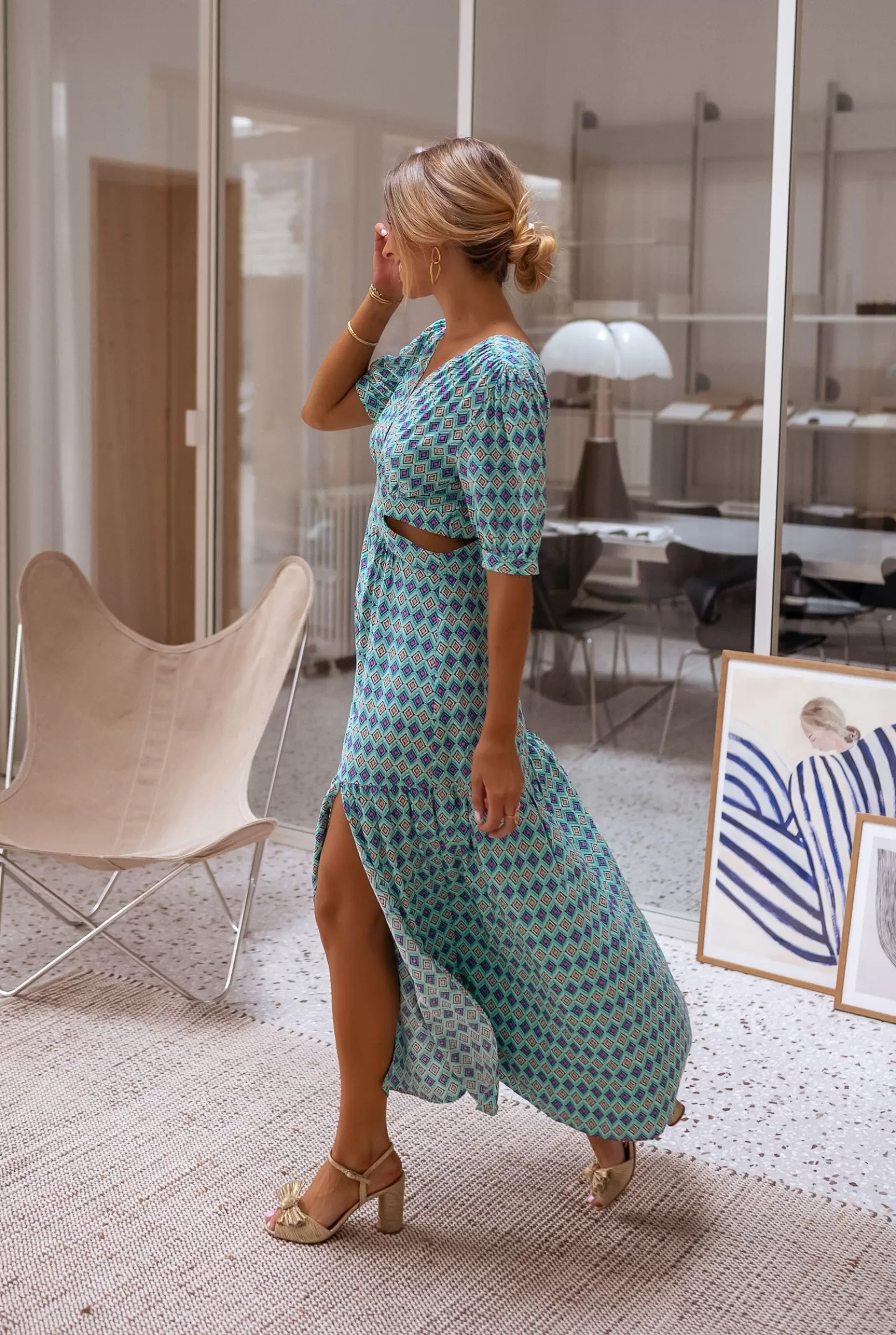 Femme Easy Clothes Robes-Robe Coco Bleue -