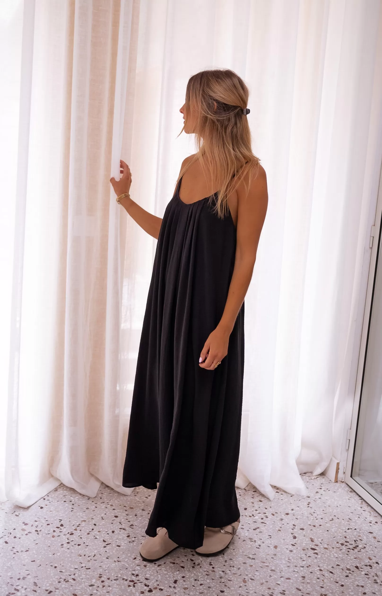 Femme Easy Clothes Robes-Robe Daphné Noire -